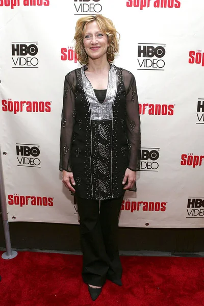 Edie Falco Arrivals Hbo Soprano Fifth Season Dvd Release Party — Stock Photo, Image