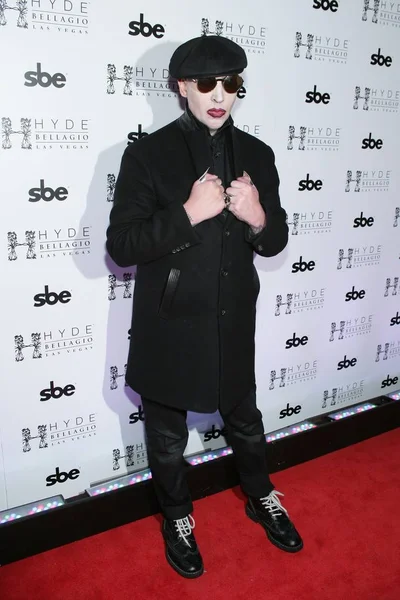 Marilyn Manson Arrivals Marilyn Manson Hosts Black Heart Ball Hyde — Stock Photo, Image