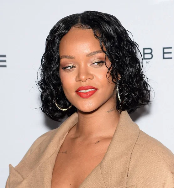 Rihanna Sosirile Pentru Cea Ediție Anuală Parsons Benefit Pier Sixty — Fotografie, imagine de stoc