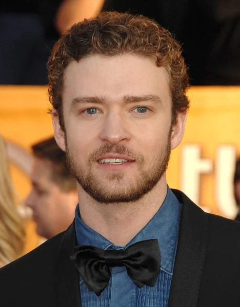 Justin Timberlake Agli Arrivi Annual Screen Actors Guild Sag Awards — Foto Stock
