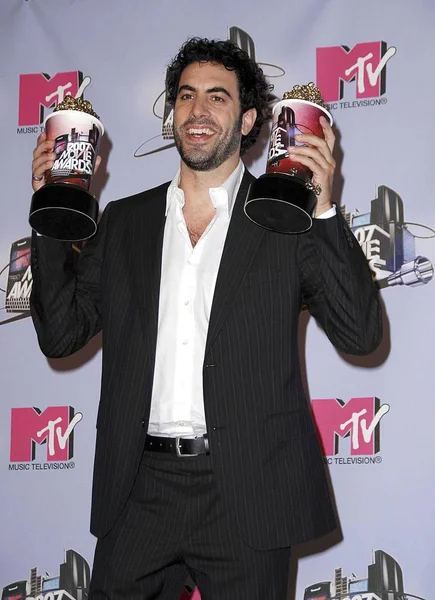 Sacha Baron Cohen Son Arrivée Aux Mtv 2007 Movie Awards — Photo