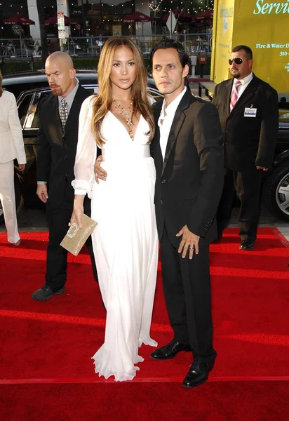 Jennifer Lopez Marc Anthony Arrivals Premiere Cantante Dga Director Guild — стоковое фото