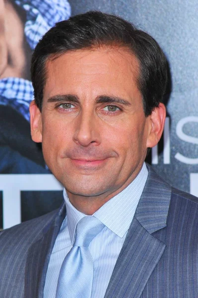 Steve Carell Bij Aankomsten Voor Gek Dom Liefde Première Het — Stockfoto