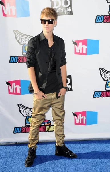 Justin Bieber Arrivals 2011 Vh1 Something Awards Hollywood Palladium Los — Stock Photo, Image