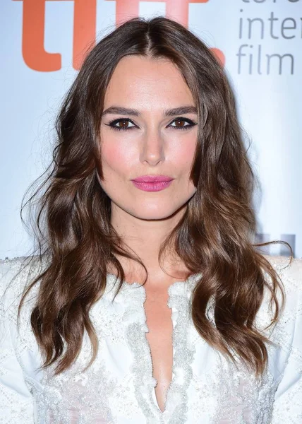 Keira Knightley Arrivals Imitation Game Premiere Toronto International Film Festival — Stock Photo, Image