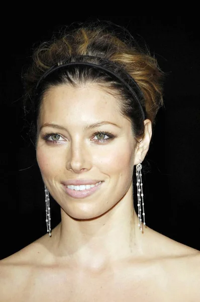 Jessica Biel Las Llegadas Para Home Brave Premiere Academy Motion — Foto de Stock