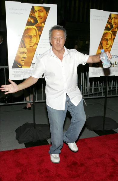 Dustin Hoffman Las Llegadas Para Proof Premiere Por Miramax Ziegfeld — Foto de Stock