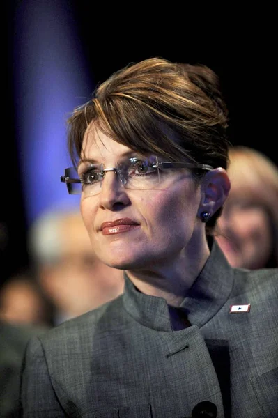 Sarah Palin Asistiendo Cgi Clinton Global Initiative 2008 New York —  Fotos de Stock