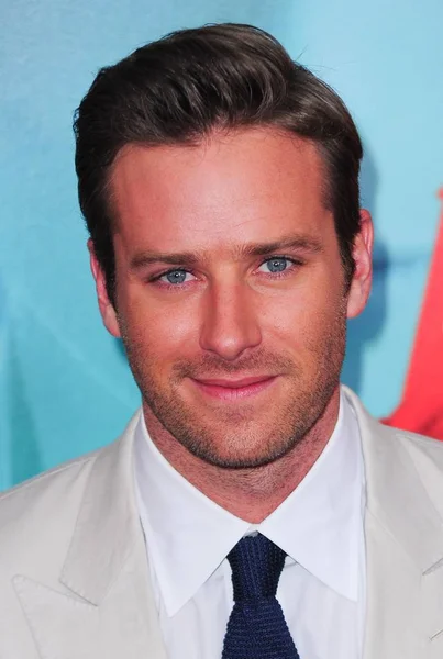 Armie Hammer Arrivals Man Premiere Aka Man Uncle Ziegfeld Theatre — Stock Photo, Image