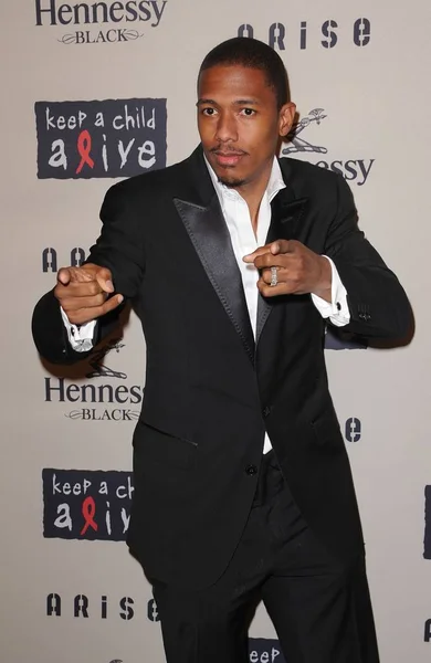 Nick Cannon Chegadas Para Keep Child Alive 6Th Annual Black — Fotografia de Stock