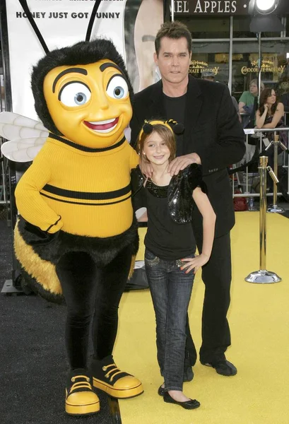 Ray Liotta Carson Érkezések Los Angeles Premiere Bee Movie Mann — Stock Fotó