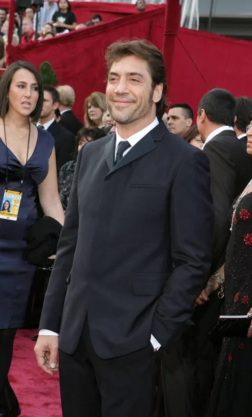 Javier Bardem Wearing Prada Suit Arrivals Red Carpet 80Th Annual — Stock Photo, Image