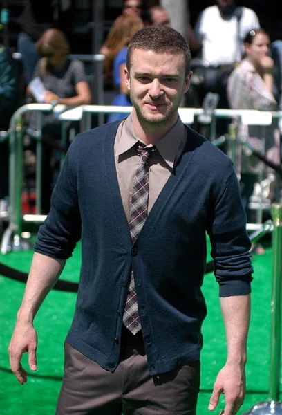 Justin Timberlake Las Llegadas Para Shrek Third Premiere Mann Village —  Fotos de Stock