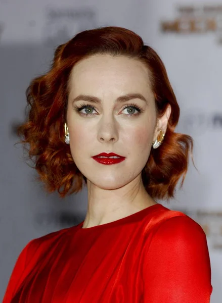 Jena Malone Bei Der Ankunft Für Die Hungerspiele Mockingjay Part — Stockfoto