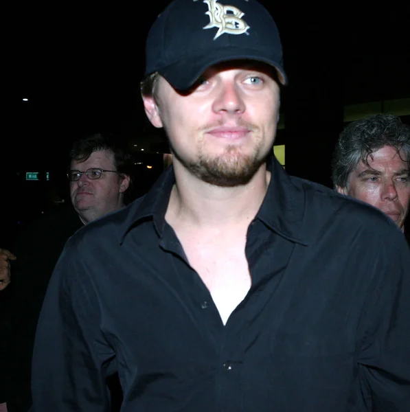 Actor Leonardo Dicaprio Arrives Special Screening Michael Moore New Film — Stock Photo, Image