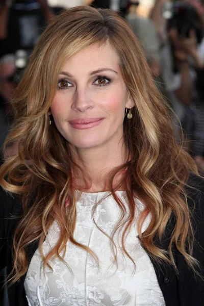 Julia Roberts Érkezések Film Society Lincoln Központ Gála Tribute Tom — Stock Fotó