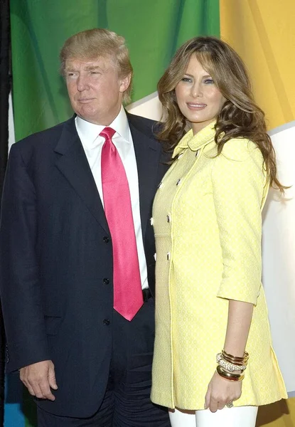 Donald Trump Melania Trump Chegadas Para Nbc Network 2006 2007 — Fotografia de Stock