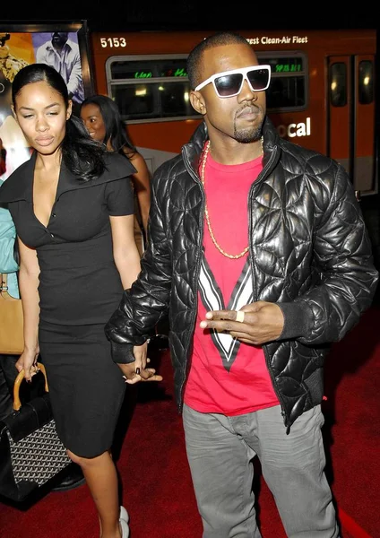 Kanye West Las Llegadas Para Los Ángeles Premiere Smokin Aces — Foto de Stock