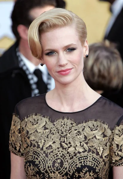 January Jones Portant Une Robe Carolina Herrera Aux Arrivées Pour — Photo