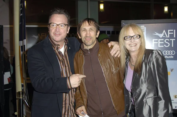 Tom Arnold Richard Edson Penelope Spheeris Arrivals Breakfast Pluto Premiere — Stock Photo, Image