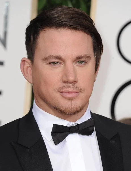 Channing Tatum Przy Przyjazdów 73Rd Annual Golden Globe Awards 2016 — Zdjęcie stockowe