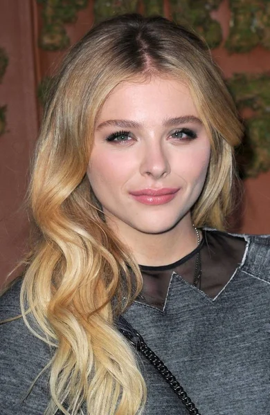 Chloe Grace Moretz Chegadas Para Treinador High Line Summer Party — Fotografia de Stock