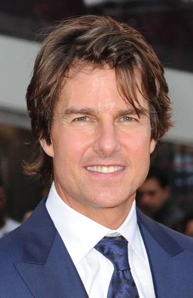 Tom Cruise Sosirile Pentru Mission Imposible Rogue Nation Premiere Duffy — Fotografie, imagine de stoc