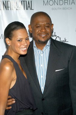 Keisha Whitaker, Oscar Skybar L.A.Confidential Dergisi Kutlama için gelenler de Forest Whitaker, Modrian Hotel, Hollywood, Ca, Şubat 22, 2007. Fotoğraf: Tony Gonzalez / Everett Koleksiyonu