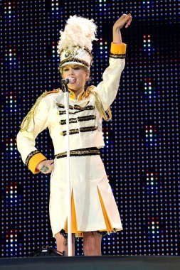 Taylor Swift Fearless Tur Konseri için sahnede Taylor Swift, Madison Square Garden, New York, Ny Ağustos 27, 2009. Fotoğraf: Lee / Everett Collection