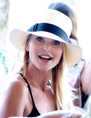 Christie Brinkley 32nd yıllık Hampton Classic Horse Show, Bridgehampton Polo Club, Bridgehampton, NY, 02 Eylül 2007 için katılım. Fotoğraf: Rob Rich/Everett Collection