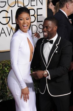Eniko Parrish, Kevin Hart 72 Yıllık Altın Küre Ödülleri için gelenler 2015 - Bölüm 1, Beverly Hilton Hotel, Beverly Hills, Ca Ocak 11, 2015. Fotoğraf: Linda Wheeler / Everett Koleksiyonu