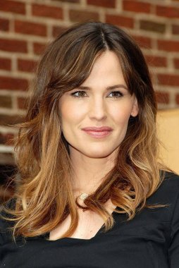 Jennifer Garner David Letterman ile Late Show için talk show görünümde, Ed Sullivan Tiyatrosu, New York, Ny Nisan 29, 2009. Fotoğraf: Desiree Navarro /Everett Collection