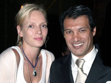 Uma Thurman, Frederic Fekkai içinde küçük çiçek çocuk & Aile Hizmetleri yararı, Metropolitan Club, New York, NY, 08 Haziran 2005 