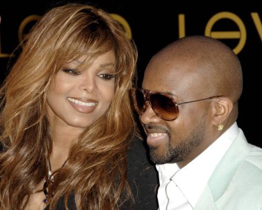 Janet Jackson, Jermaine Dupri Cartier Charity aşk bilezik lansmanı için gelen, Maria ve William Bell ev, Bel Air, CA, Haziran 18, 2008. Fotoğraf: Dee Cercone/Everett Collection