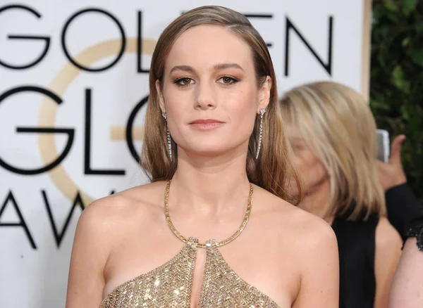 Brie Larson Las Llegadas Para 73º Premios Globo Oro 2016 — Foto de Stock