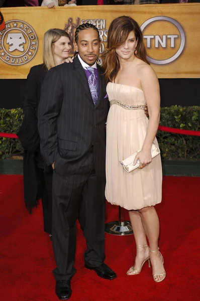 Ludacris Sandra Bullock Arrivals 12Th Annual Screen Actors Guild Sag — Stock Photo, Image