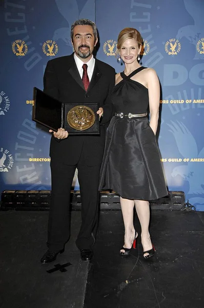 Jon Cassar Kyra Sedgwick Sala Prensa Para 59º Premio Guild — Foto de Stock