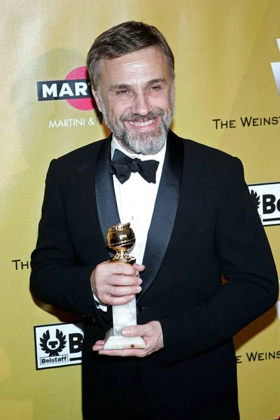 Christoph Waltz Fiesta Weinstein Company 2010 Golden Globes Party Beverly — Foto de Stock