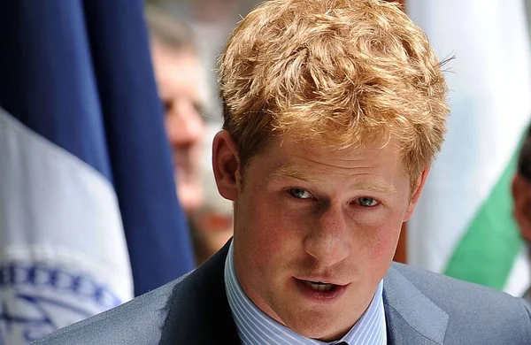 Prince Harry Una Aparición Pública Para Prince Harry Official Naming — Foto de Stock