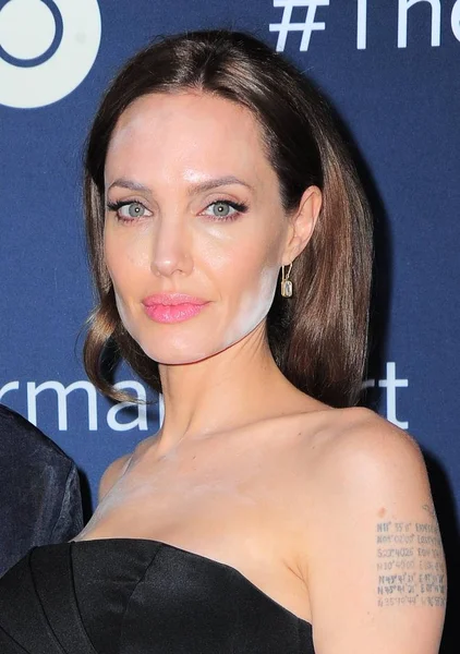Angelina Jolie Beérkezések Normál Szív Premiere Hbo Ziegfeld Színház New — Stock Fotó