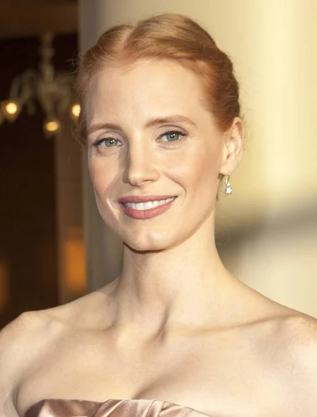 Jessica Chastain Las Llegadas Para 2013 Writers Guild Awards Los — Foto de Stock