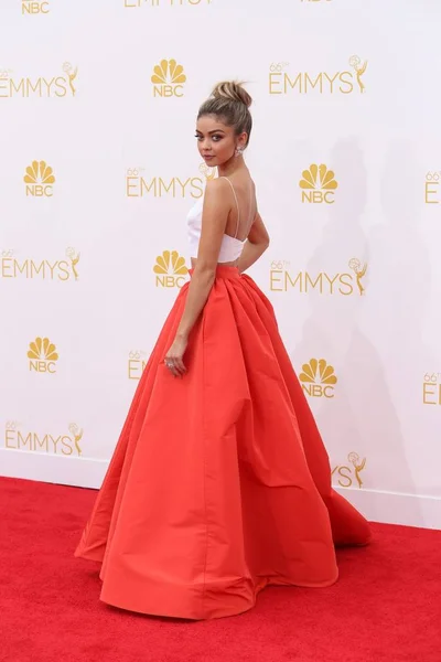 Sarah Hyland Las Llegadas Para 66ª Primetime Emmy Awards 2014 — Foto de Stock