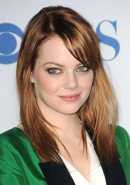 Emma Stone Dans Salle Presse Pour People Choice Awards 2012 — Photo