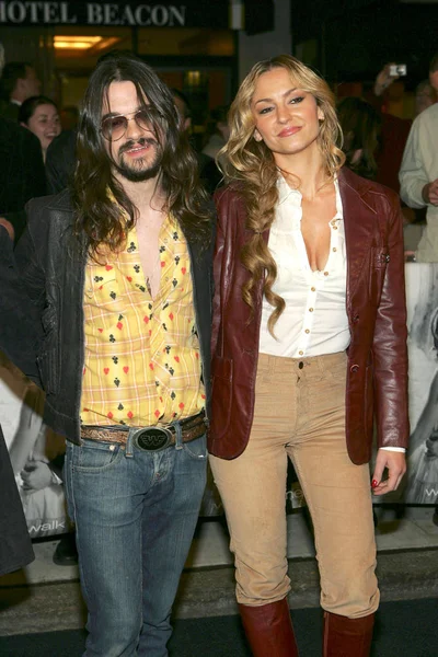 Shooter Jennings Drea Matteo Agli Arrivi Walk Line Premiere Beacon — Foto Stock