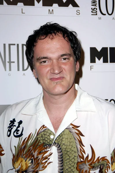 Quentin Tarantino Las Llegadas Para Daltry Calhoun Premiere Grauman Chinese — Foto de Stock