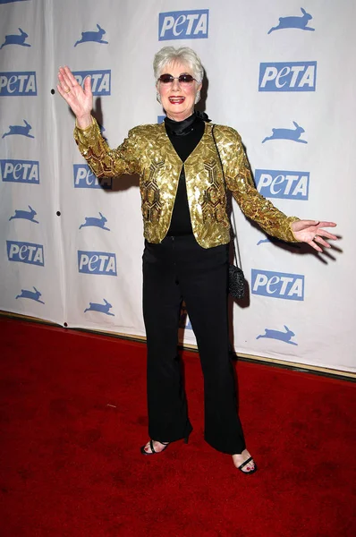 Shirley Jones Las Llegadas Para Gala Premios Del Aniversario Peta — Foto de Stock