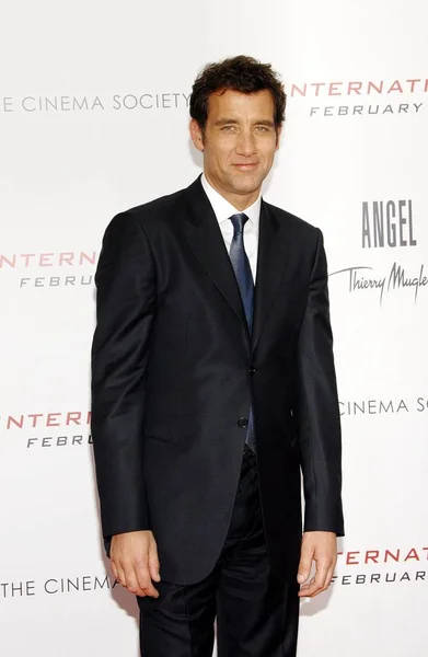 Clive Owen Las Llegadas Para Estreno International Amc Loews Lincoln —  Fotos de Stock