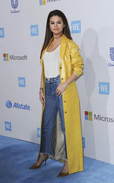 Selena Gomez Närvaro För Day California Forum Los Angeles April — Stockfoto