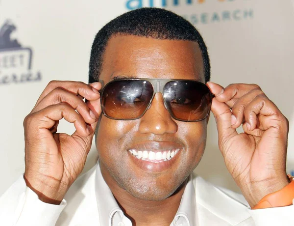 Kanye West Érkezések Esetében 2006 Cipriani Deutsche Bank Koncert Kanye — Stock Fotó