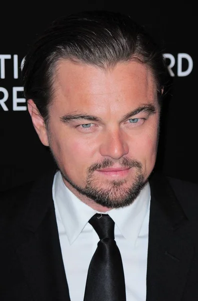 Leonardo Dicaprio Saat Kedatangan National Board Review Awards Gala 2014 — Stok Foto